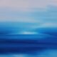 Abstract painting painting "AZURINE" handmade