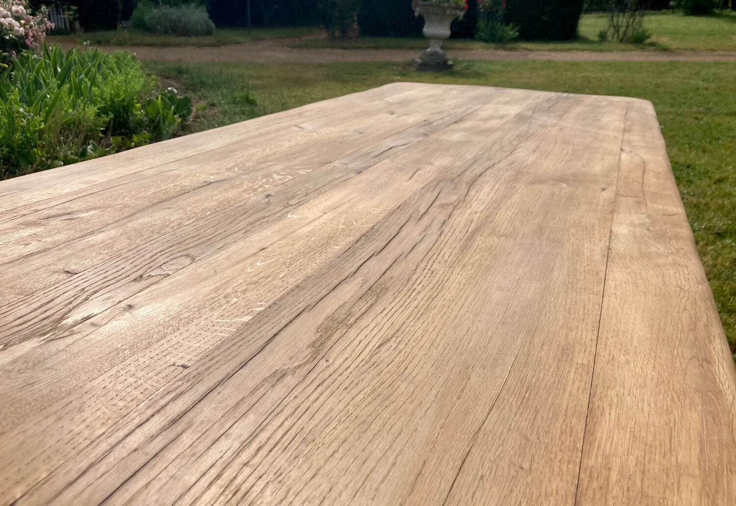 Solid oak monastery table