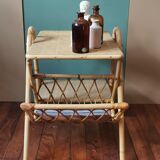 Table carries vintage rattan review
