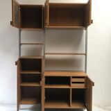 Modernist oak shelf