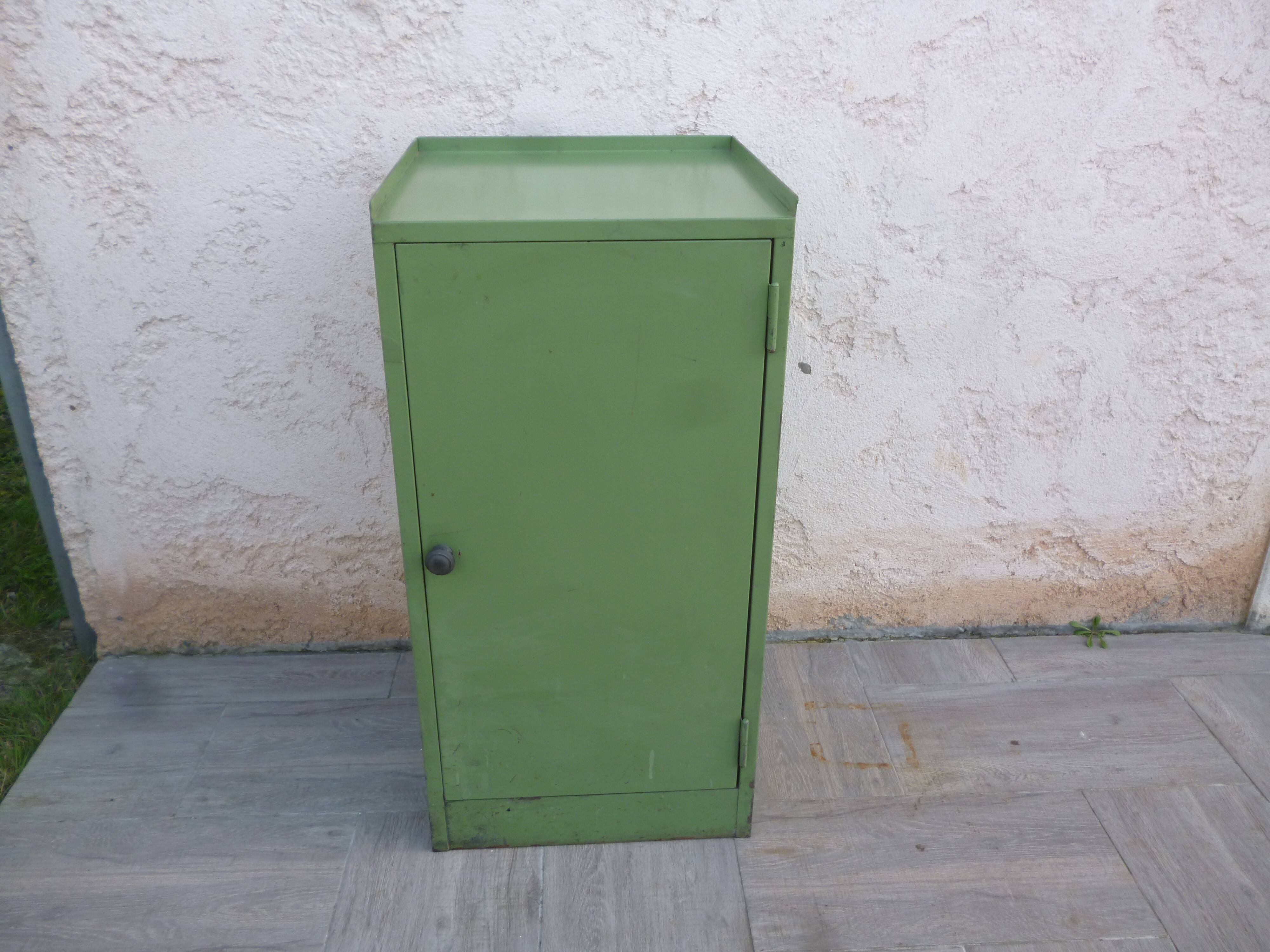 Vintage typographer's furniture separable in two parts