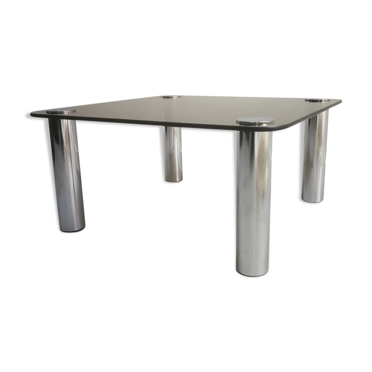 Smoked glass coffee table