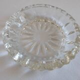 Round glass ashtray
