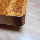 Coffee table for Roche Bobois 70s Elm loupe or thuya
