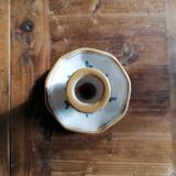 Candlestick decorated in ceramic