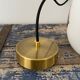 Vintage suspension lamp in white opaline decorated electrified to nine