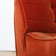 Vintage velvet armchair, 1970