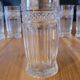 6 verres ciselés en verre épais