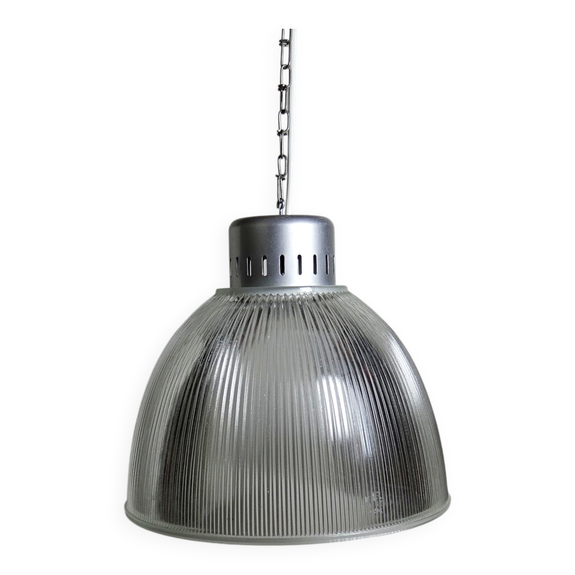 Industrial suspension in prismatic glass type Holophane, Thorn, 1998