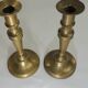 Pair of bronze candlesticks / Vintage