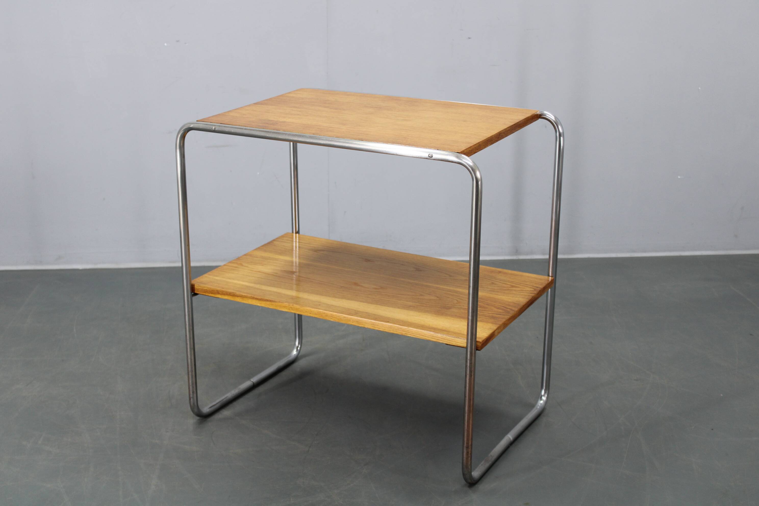 Bauhaus side table by Marcel Breuer, Czechoslovakia, 1930s