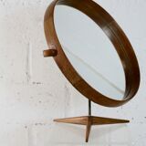 Mirror by Uno and Osten Kristiansson edition Luxus Sweden circa 1960 49x52cm