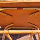 Table basse rotin 1960 signée