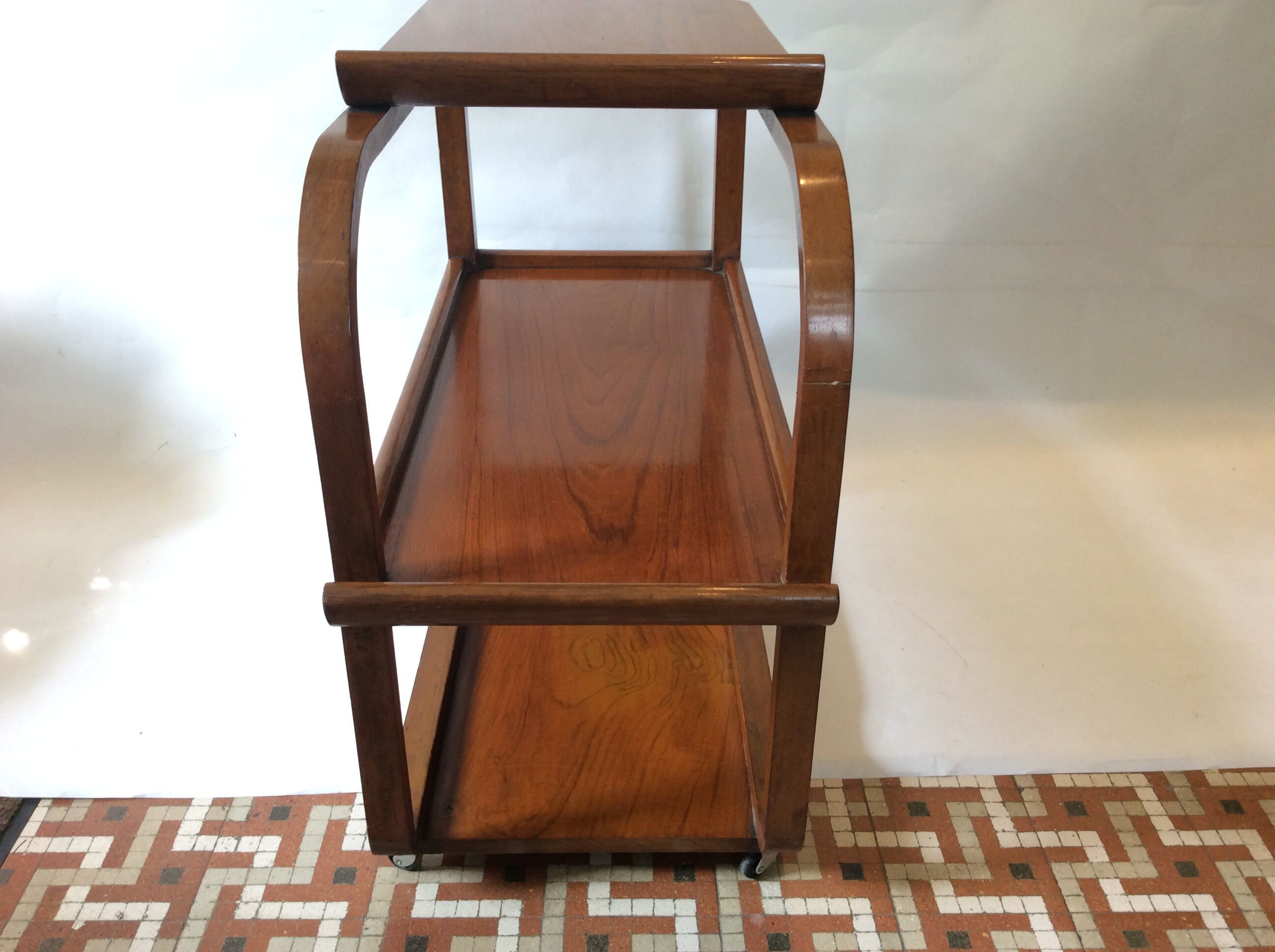 Dessert or Art Deco rolling table