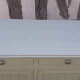 Parisian sideboard 2 doors 2 drawers Luxembourg green