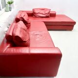 Ewald Schillig leather sofa, 2000s