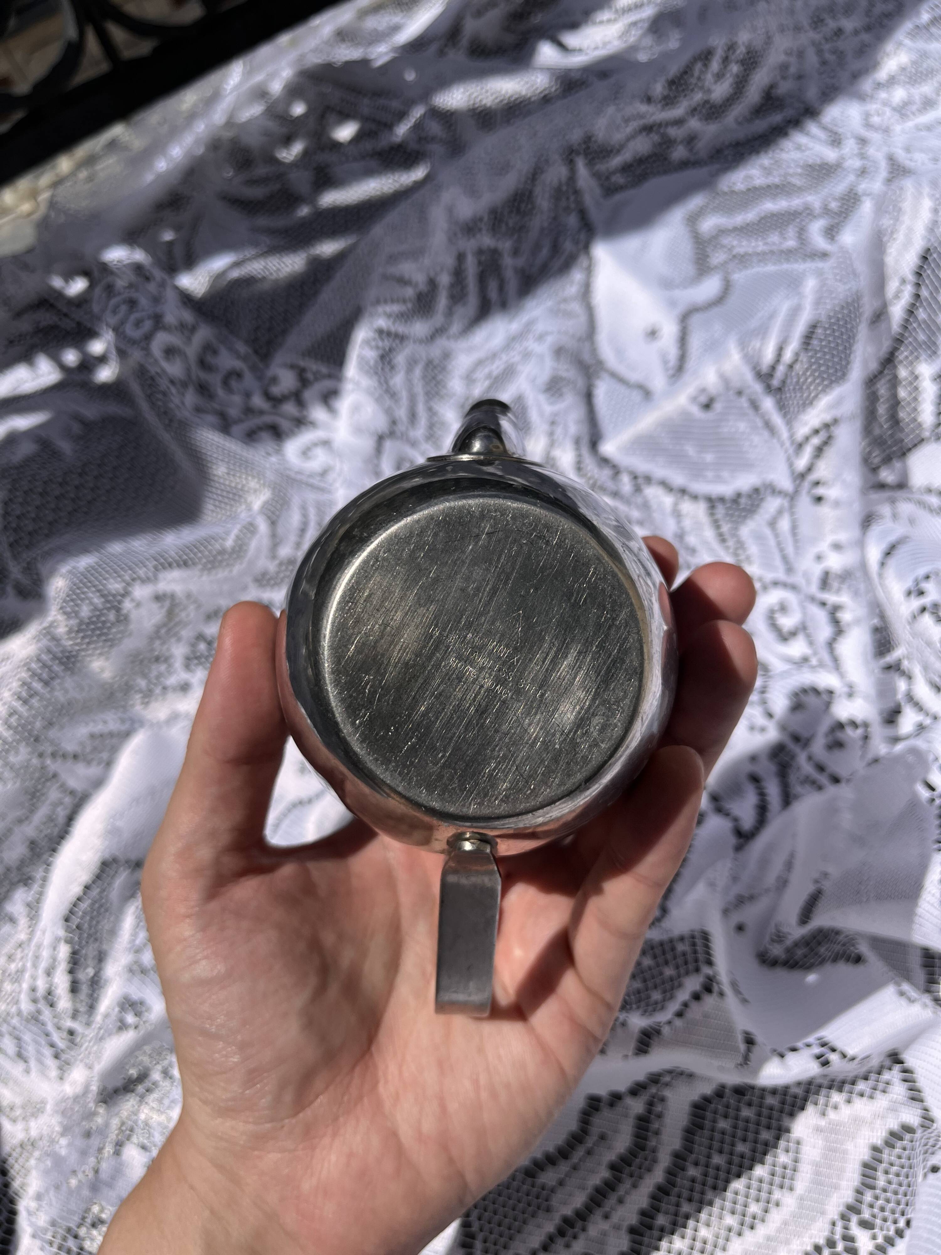 Silver-plated milk jug – Made in Italy, vintage style