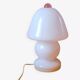 Murano opaline mushroom lamp, 1970