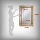 Large mirror with shutters, Louis XVI style – Mid 20th century