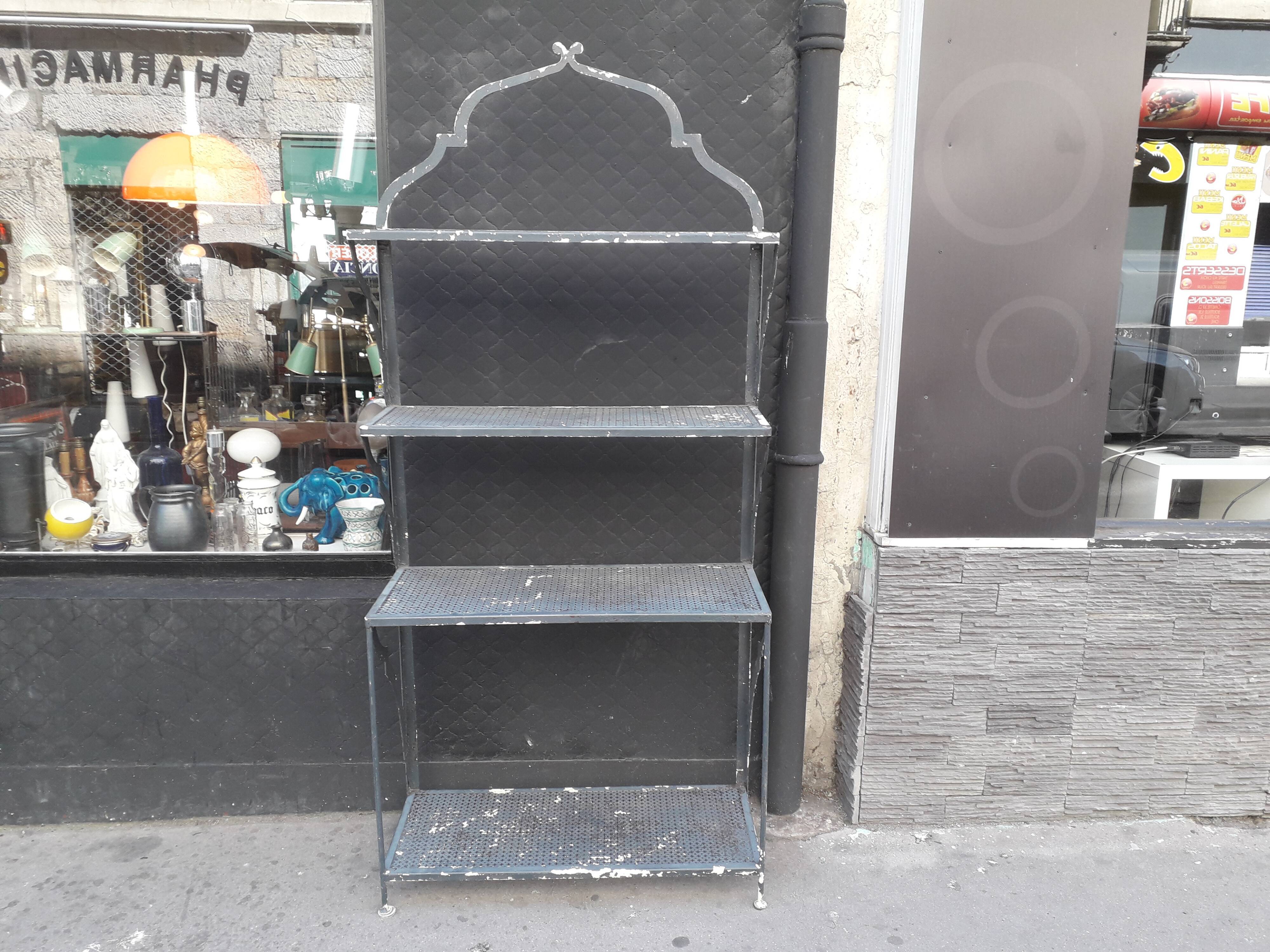 Industrial metal shelf