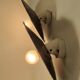 Enamelled sheet metal wall lights