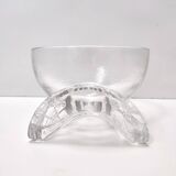 Set of Seven Crystal Serving Bowls by Taddei Sestini for Kristall Krisla