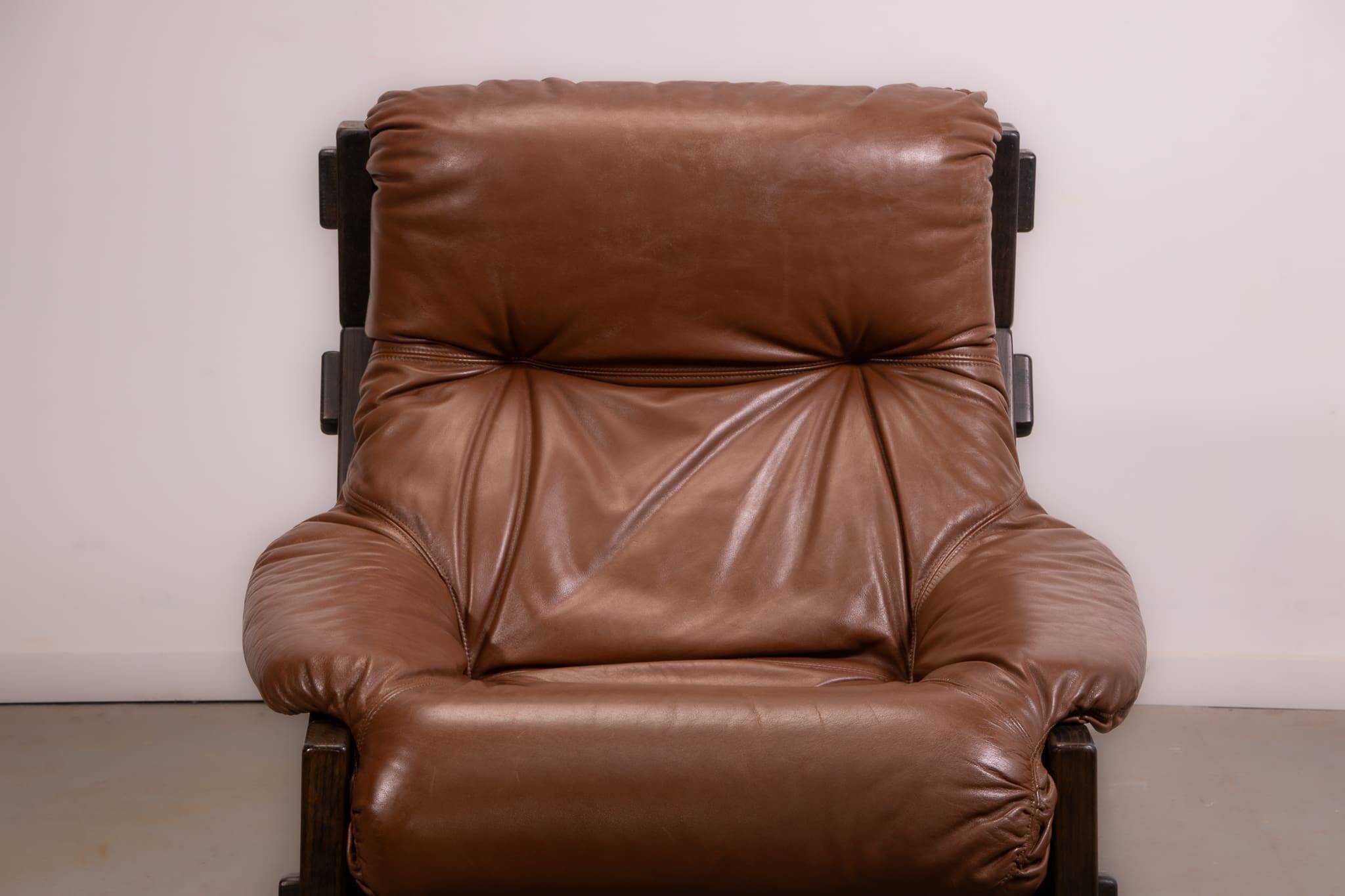 Canapé et fauteuil brutalistes hollandais conçus par Gerard Van den Berg pour Montis, vers 1980