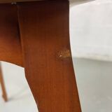 Vintage Louis XV style nesting tables in cherry wood