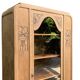 Armoire parisienne vitrée art déco bois brut 1930