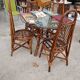 Rattan garden furniture