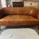 Leather bench
