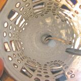 Enamelled ceramic lamp signed vieux moulin vallauris