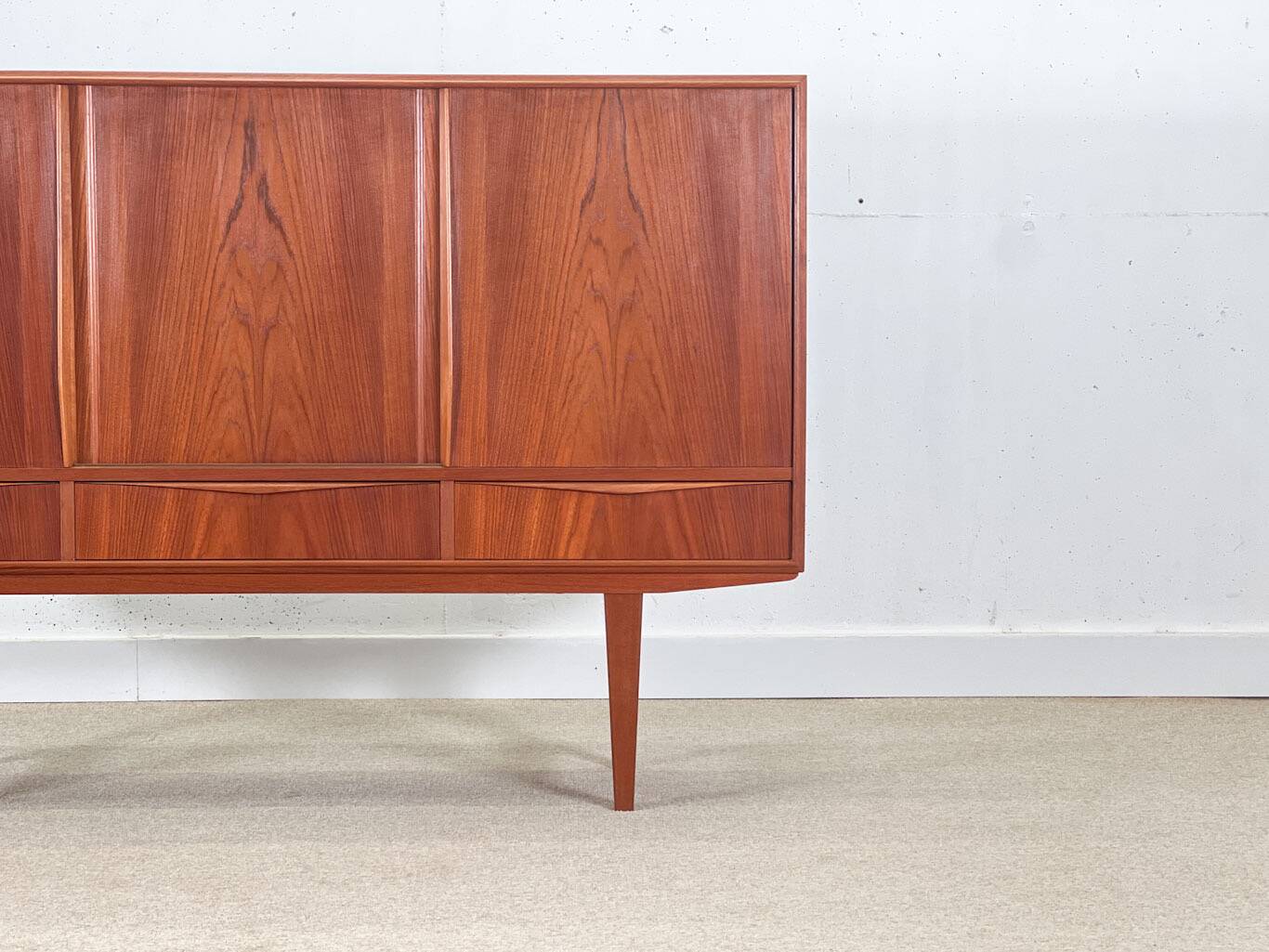 Highboard by E.W. Bach for Sejling Skabe (1960s Denmark)