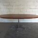 Georges Frydman's 60s vintage teak design oval dining table