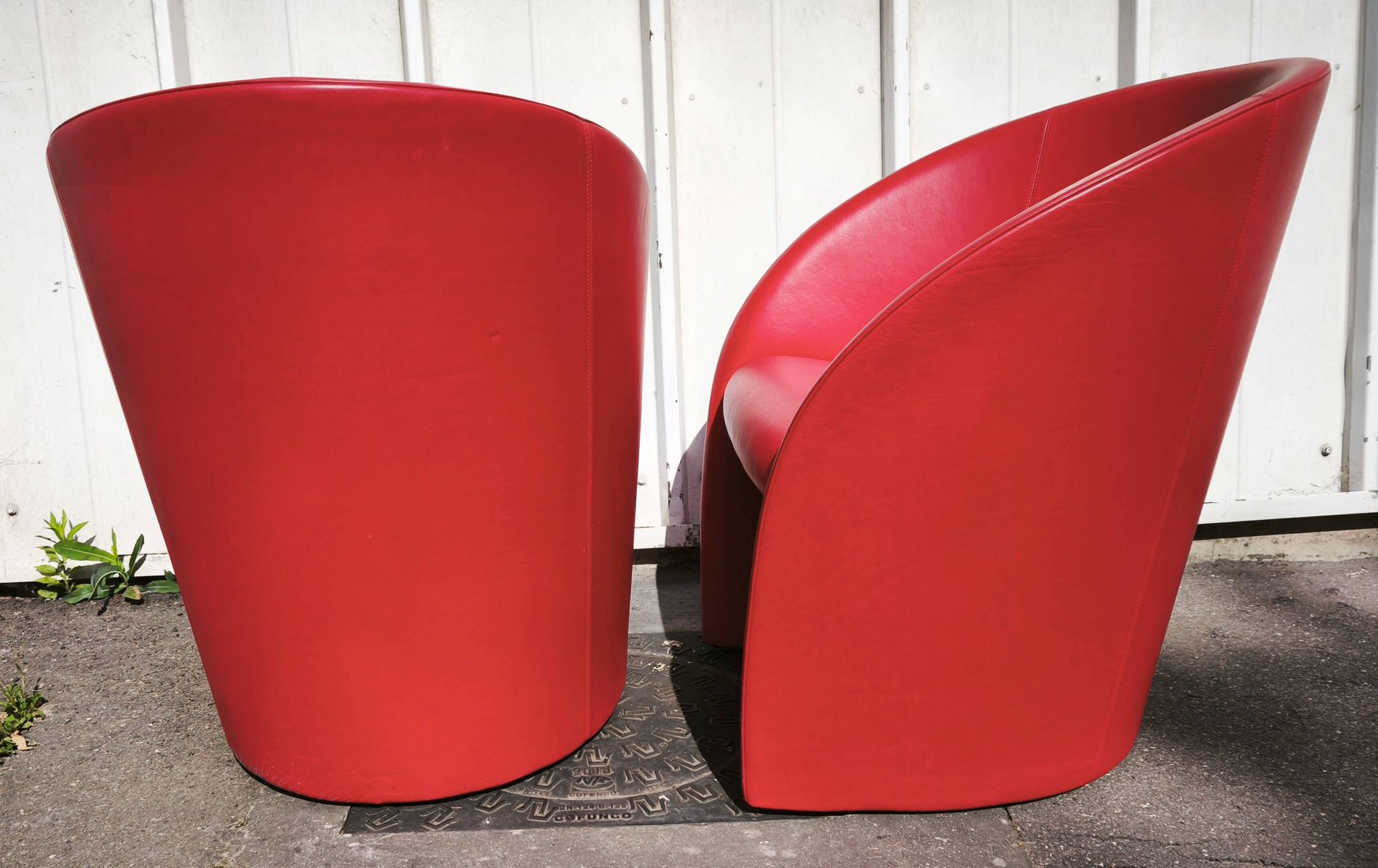Paire de fauteuils Intervista, Poltrona Frau