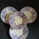 4 antique deep plates in ironstone