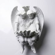 Basin in fine porcelain decorated with 2 angels, Germany 1900-1930