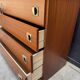 1960s teak Scandinavian style chest of drawers