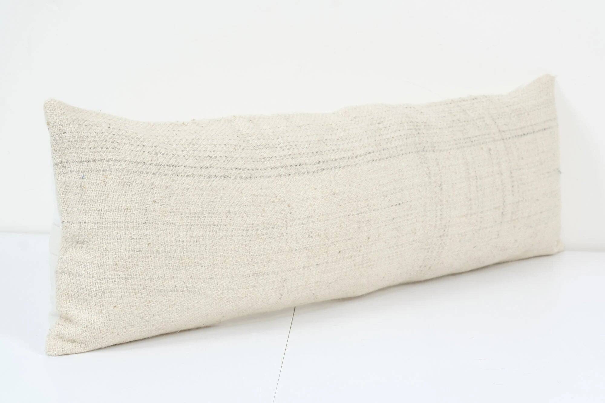 Vintage kilim cushion cover 30x91 cm