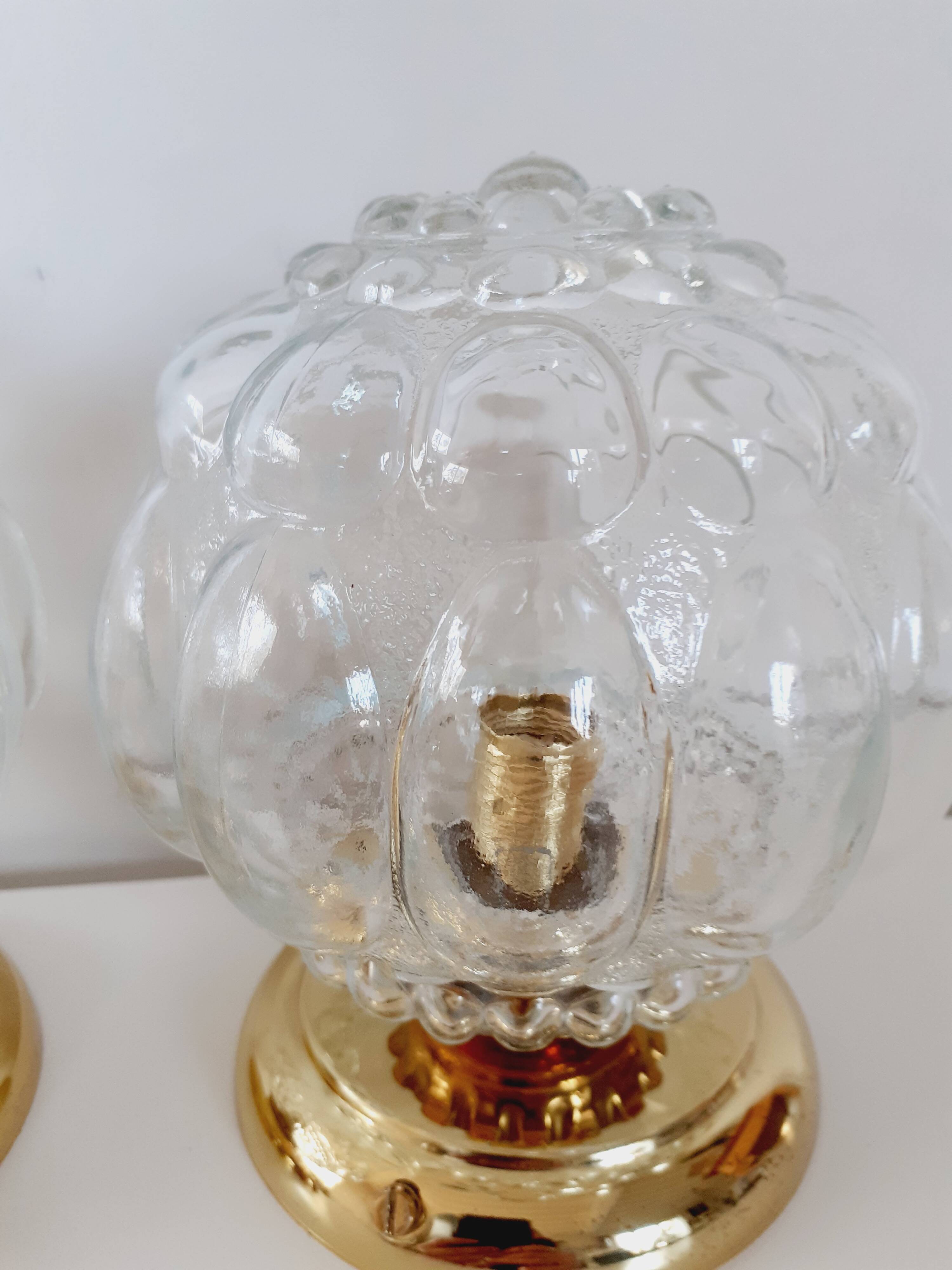 Pair of wall or ceiling lights