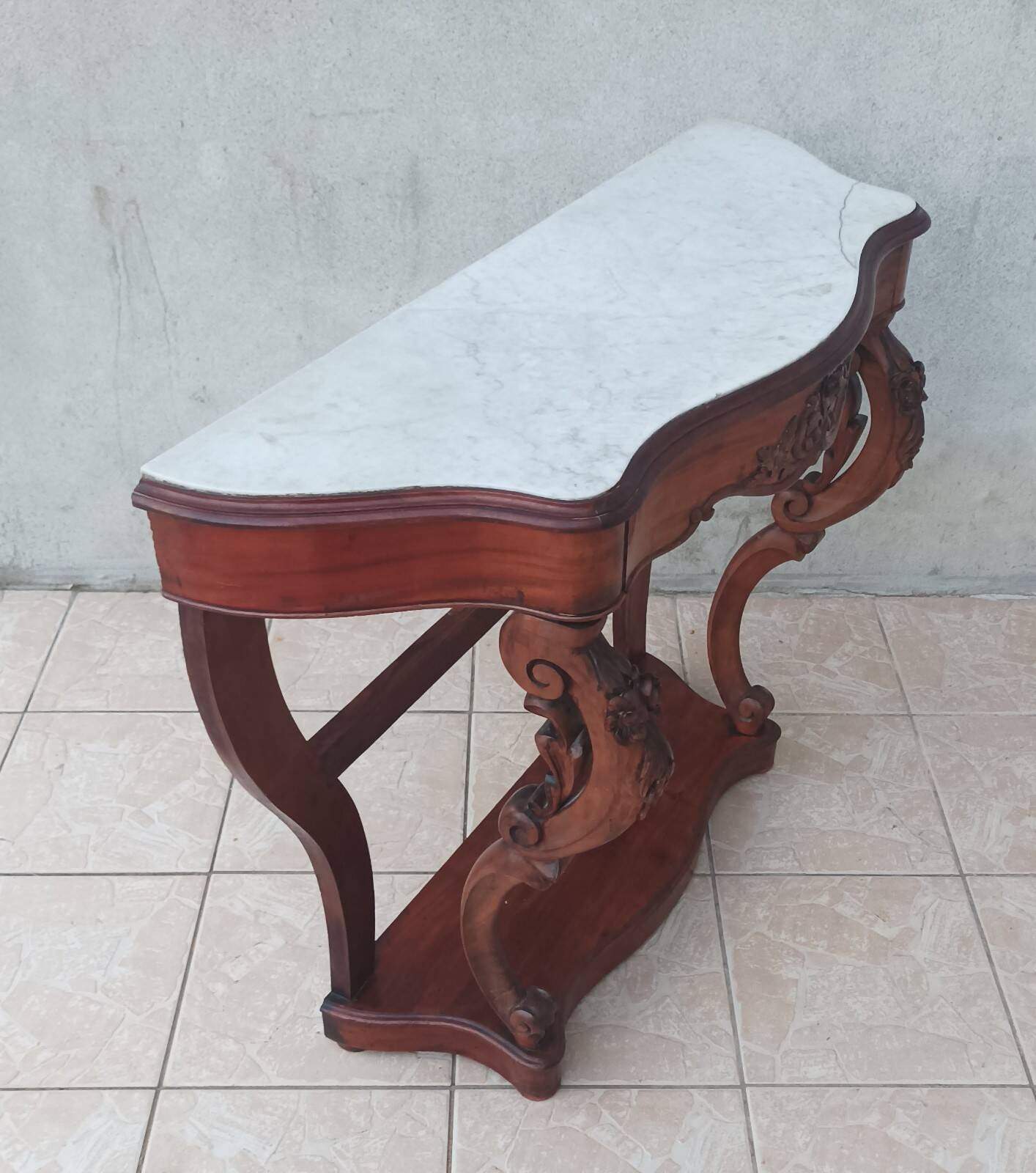 Napoleon III mahogany console