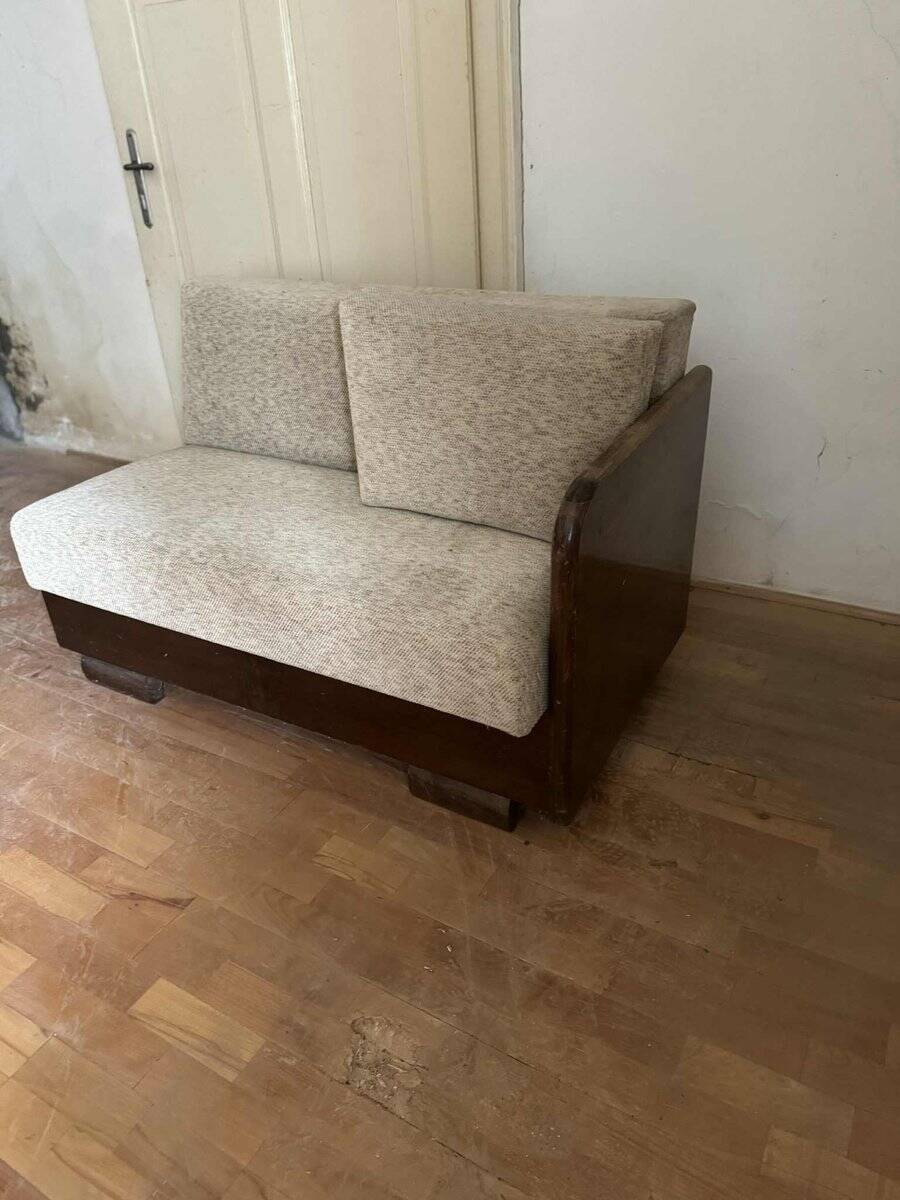 Small Art Deco sofa, Austria, 1930s