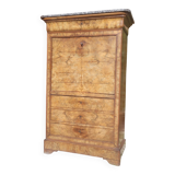 Burr walnut secretary