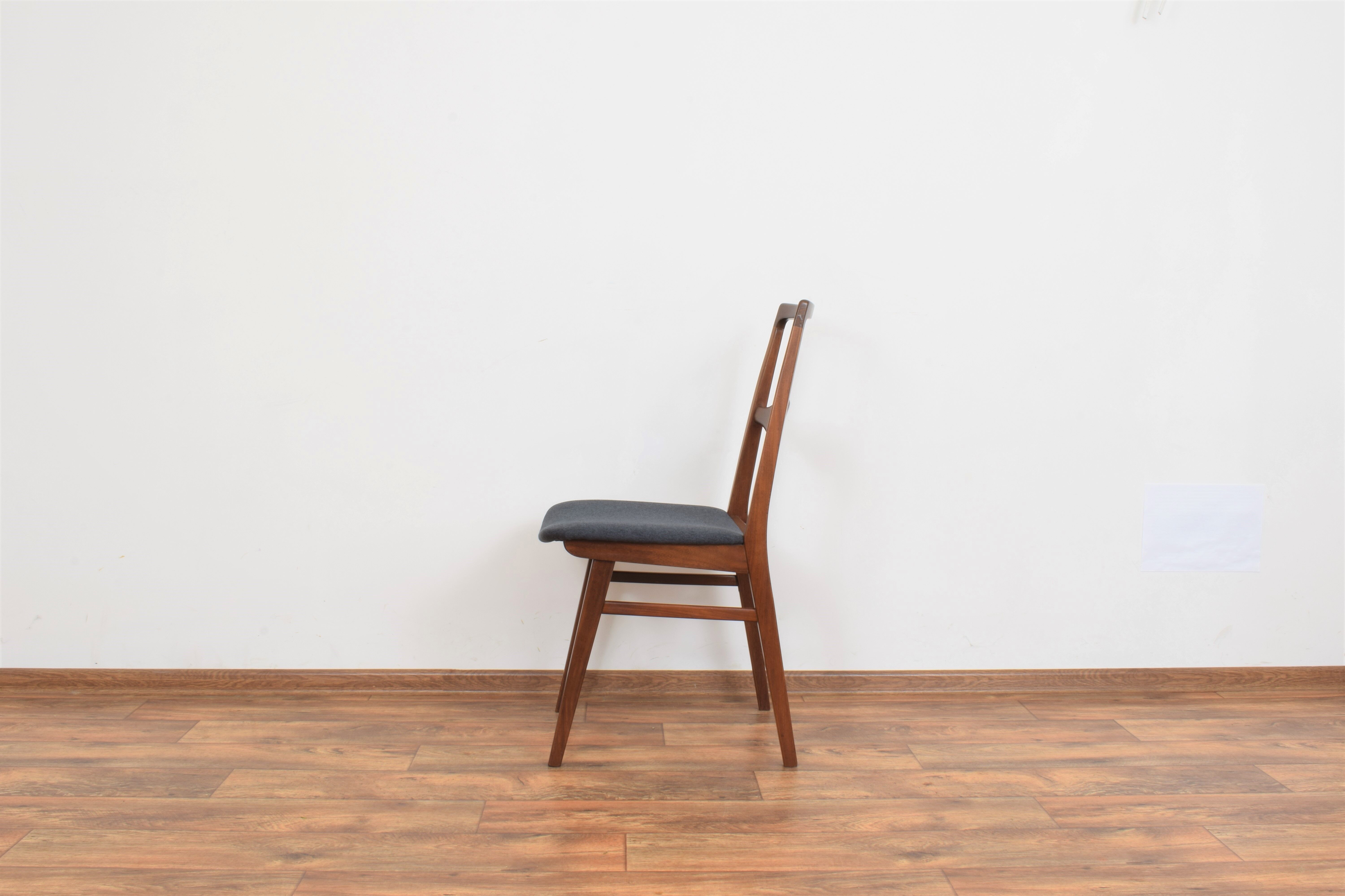 Mid-Century Teak Dining Chairs by Karl Nothhelfer, 1950s, Set of 4