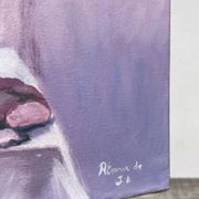 Painting of a still life oil on canvas