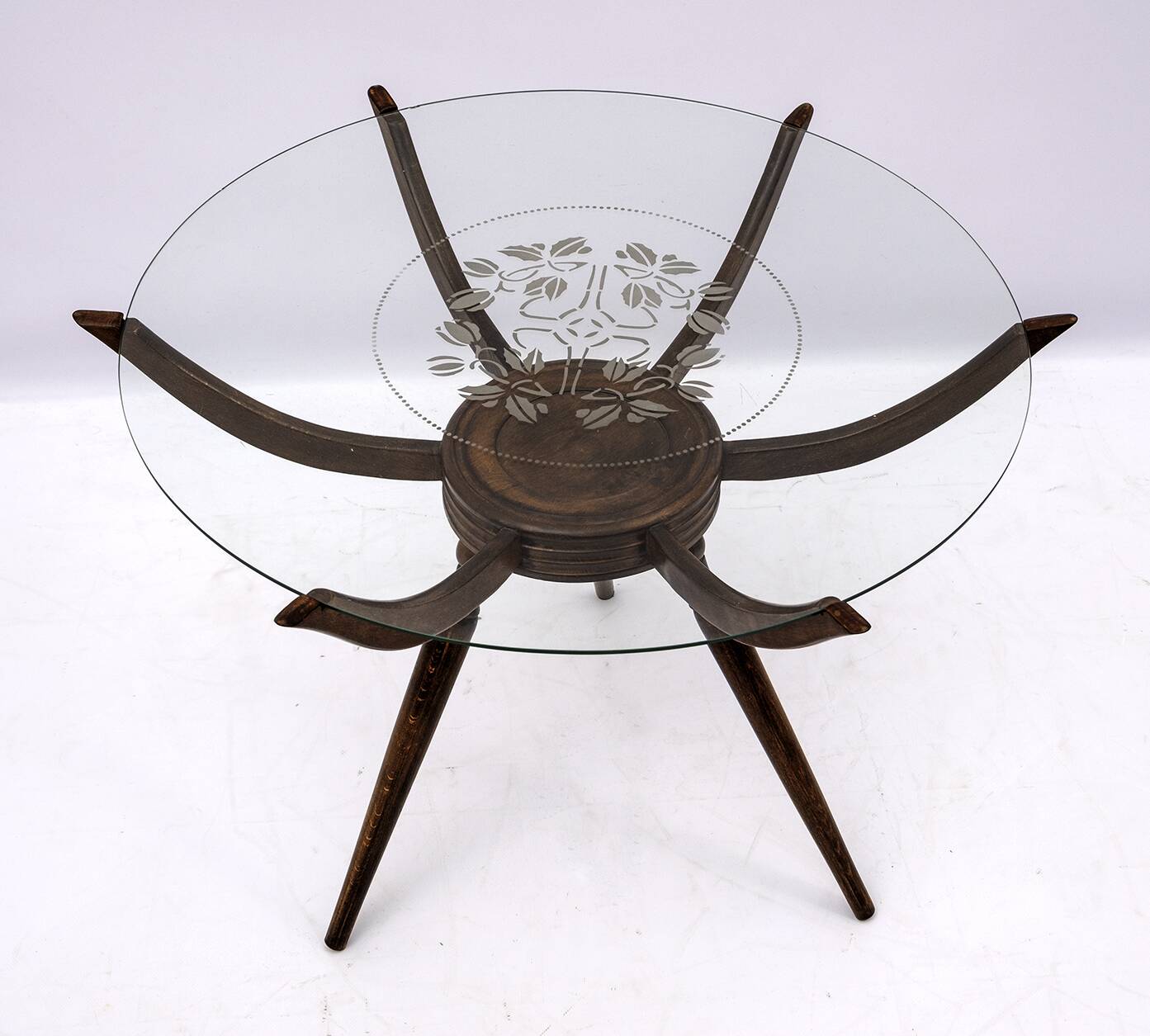 Carlo De Carli Mid-Century Modern Italian "Spider" Coffee Table, 1950