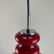 Suspension en verre rouge par Peill et Putzler, 1960