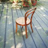 JJ Kohn, caned bistro chair for children, circa 1900