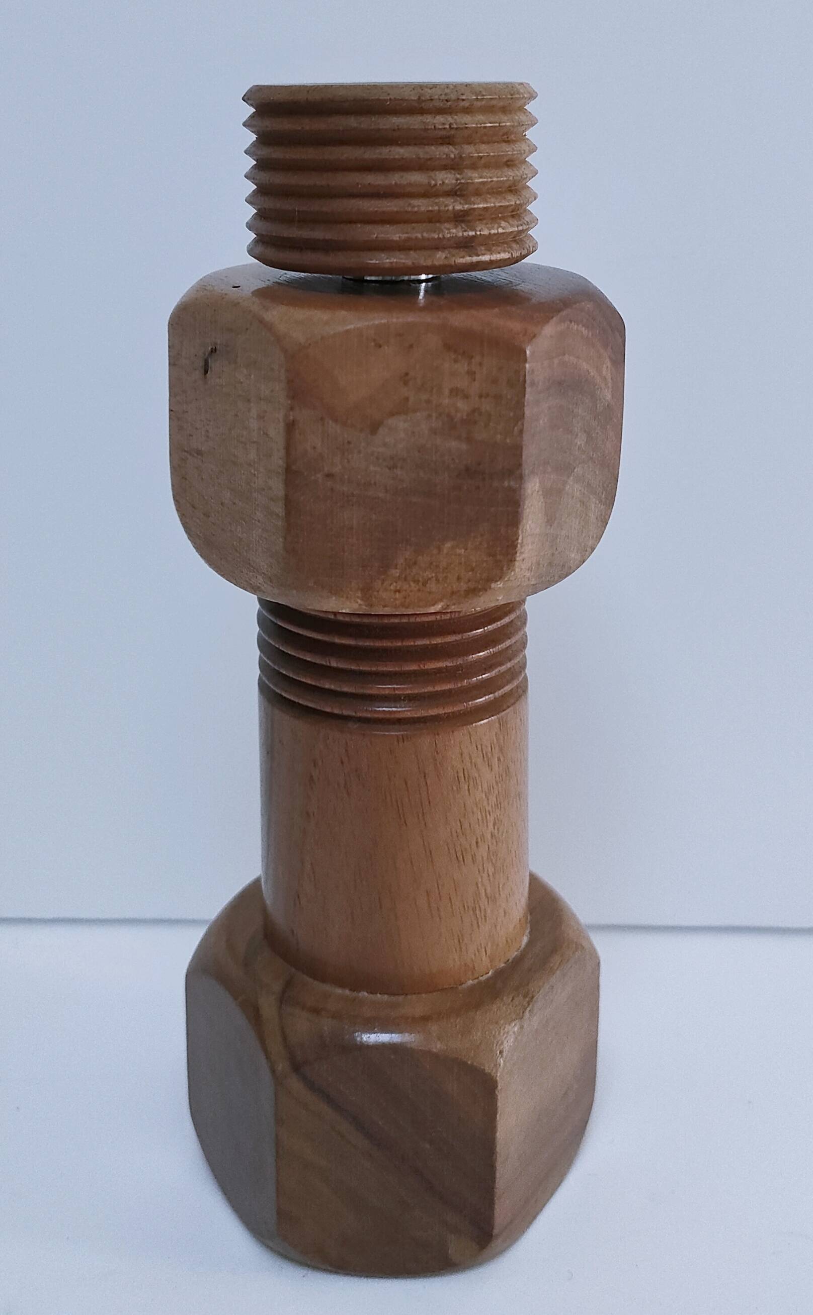 Borel design wooden pepper mill from the 70s