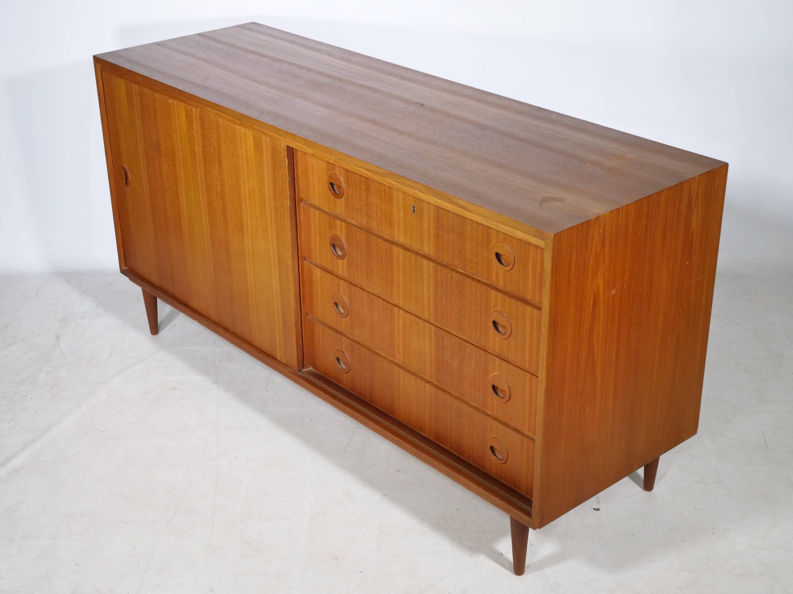 Buffet en teck des années 1960 par Musterring